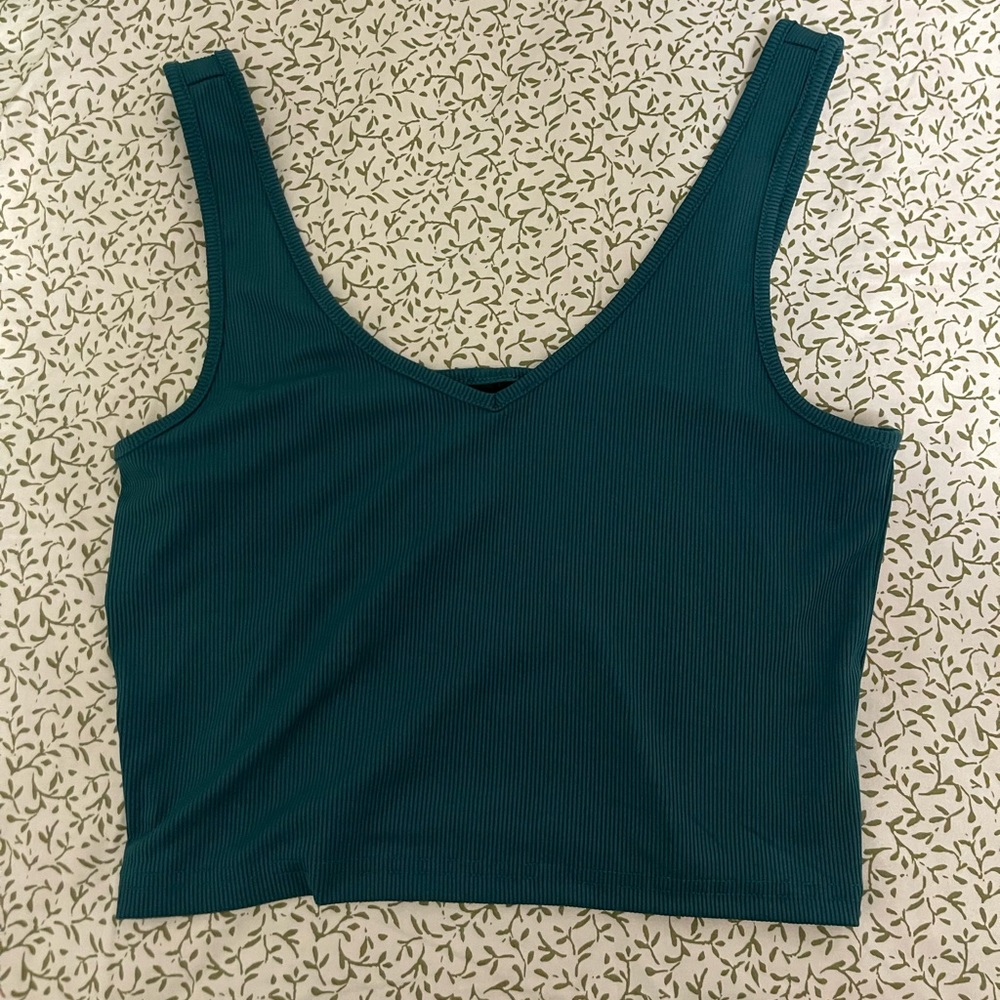 Teal tank top